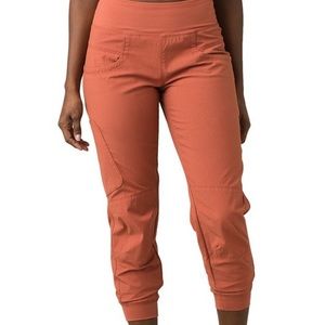 Prana Kanab Rust Red Joggers Hiking Exercise Pants